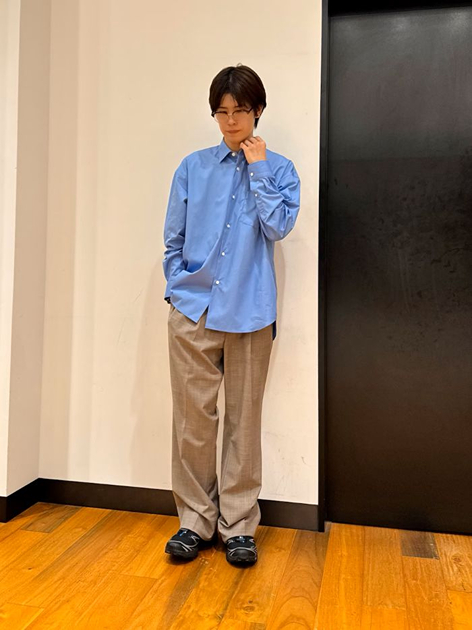 URBAN RESEARCH MENさんの「URBAN RESEARCH｜new basic　THOMAS MASON LONG-SLEEVE OVER SHIRTS」を使ったコーディネート